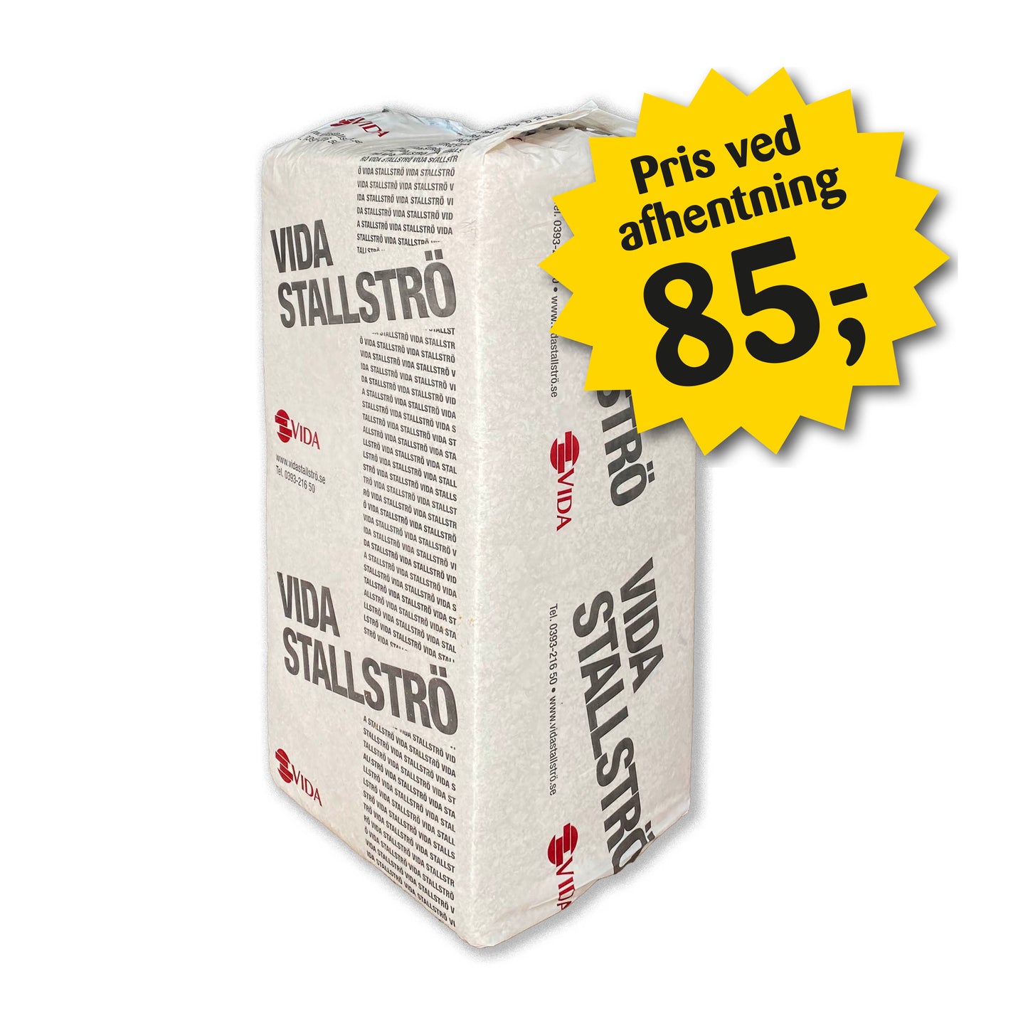 Vida Spåner – Pakke à 23 kg - Afhentning