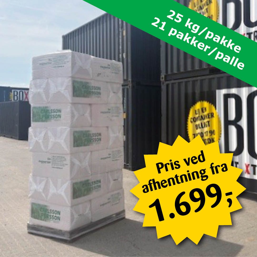 Carlsson&Persson Spåner – Palle à 21 x 25 kg – Afhentning