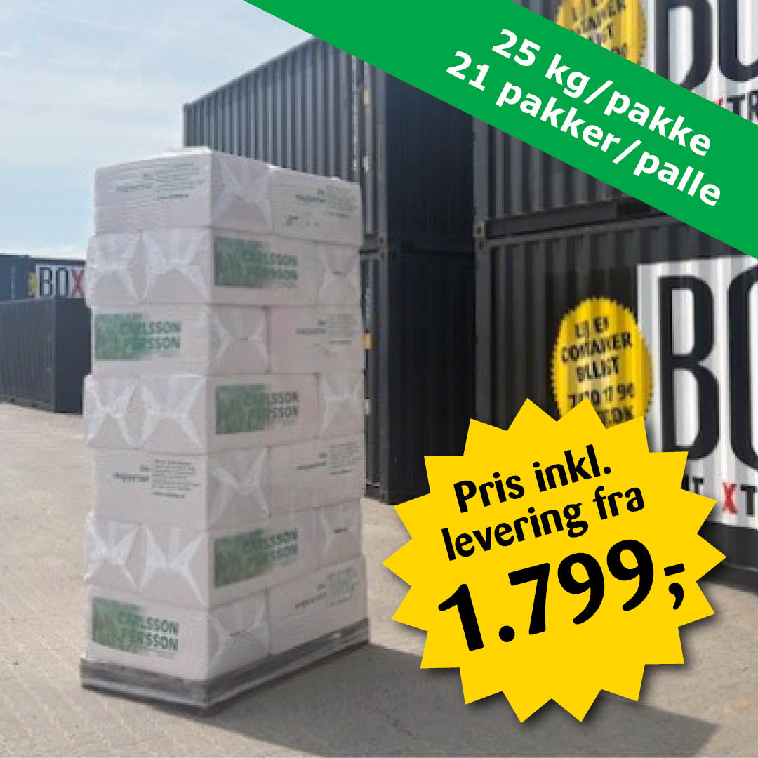 Carlsson&Persson Spåner – Palle à 21 x 25 kg - Inkl. levering