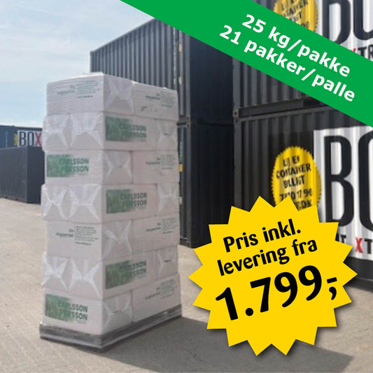 Carlsson&Persson Spåner – Palle à 21 x 25 kg - Inkl. levering