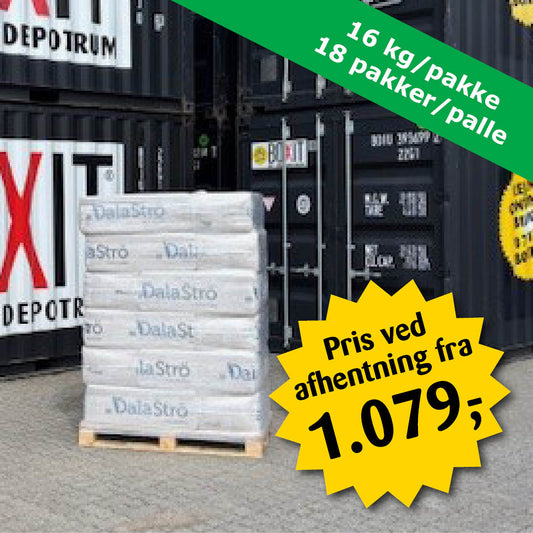 Dala Spåner – Palle à 18 x 16 kg – Afhentning