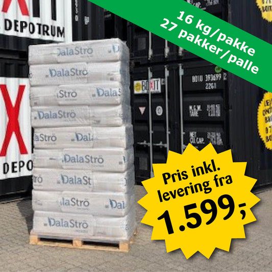 Dala Spåner – Palle à 27 x 16 kg - Inkl. levering