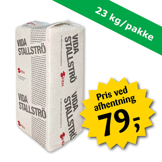 Vida Spåner – Pakke à 23 kg - Afhentning