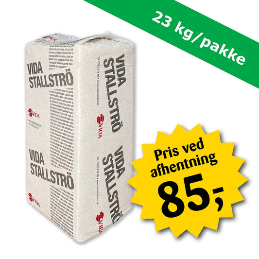 Vida Spåner – Pakke à 23 kg - Afhentning