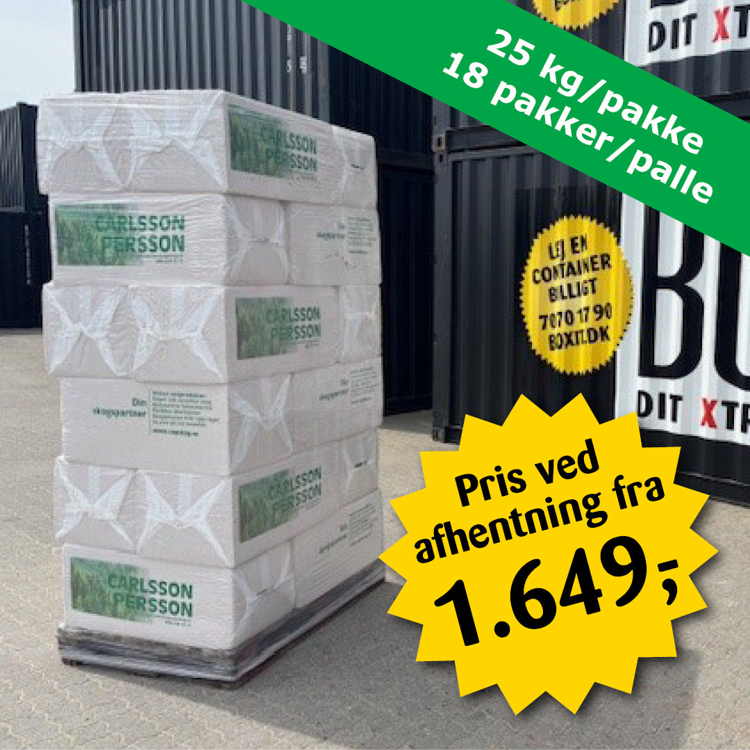Carlsson&Persson Spåner – Palle à 18 x 25 kg – Afhentning
