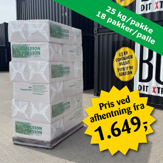 Carlsson&Persson Spåner – Palle à 18 x 25 kg – Afhentning