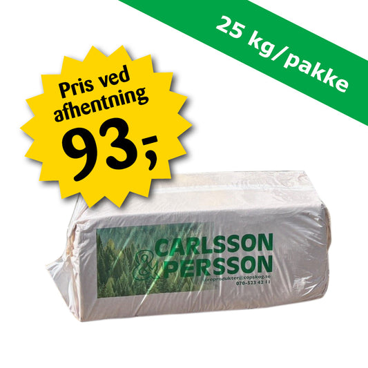 Carlsson&Persson Spåner – Pakke à 25 kg - Afhentning