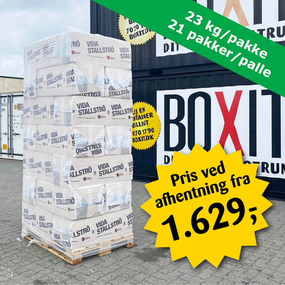 Vida Spåner – Palle à 21 x 23 kg – Afhentning