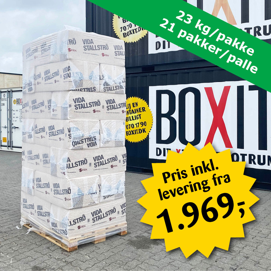 Vida Spåner – Palle à 21 x 23 kg - Inkl. levering